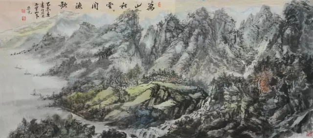 山水画 （3377体育特飞所 任乐光）.webp